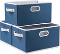 PRANDOM Fodable Storage Bins for Closet Decorative Fabric Storage Baskets Cubes by Prandom