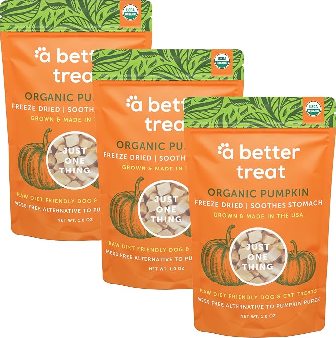 A Better Treat – Freeze Dried Organic Pumpkin Dog and Cat Treats, Single by ABetterTreat