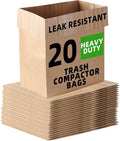 Calvana Super Strong Compactor Bags, Heavy-Duty Kitchen Paper Trash Bags by Calvana