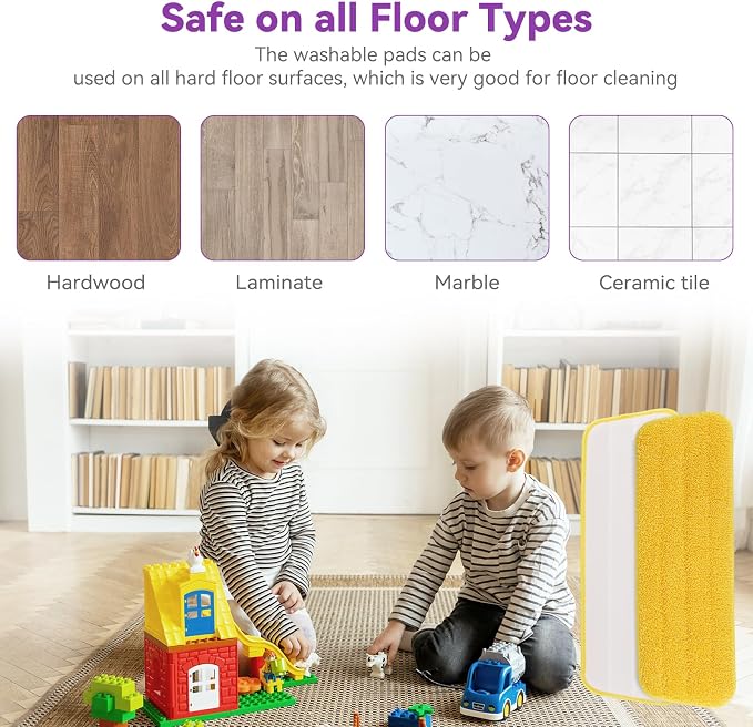 16.5 inch Microfiber Mop Pads for Rubbermaid Reveal Spray Mop and Any 16.5" - Image 5