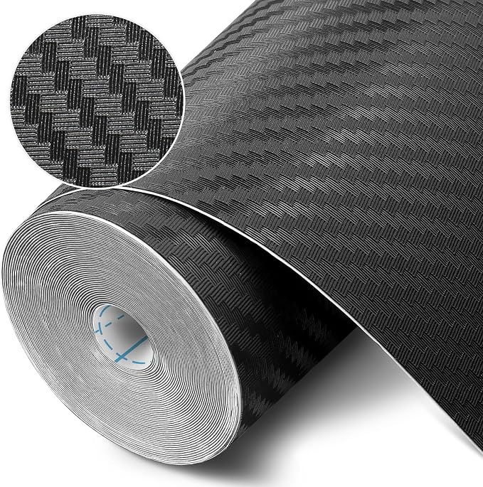 Self-Adhesive Shelf Liner Kitchen Liner, Waterproof Backed Paper Easy Peel and by ChiKiner