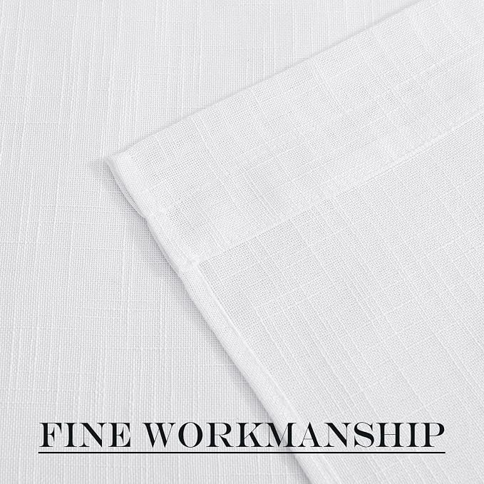 NICETOWN White Sheer Curtains for French Front Door, Short Curtains for Small - Image 7