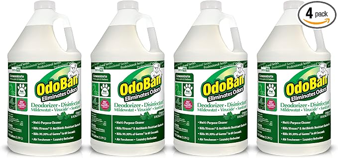OdoBan Professional Disinfectant and Odor Eliminator Concentrate, 4 Gallons by OdoBan