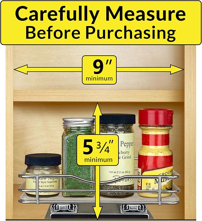 LYNK PROFESSIONAL® Pull Out Spice Rack Organizer - Image 4