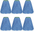 Matthew Cleaning 16oz 6Pack Cotton Floor Mop, Cotton Looped-Open String Heavy by MATTHEWCLEANINGPRODUCTS