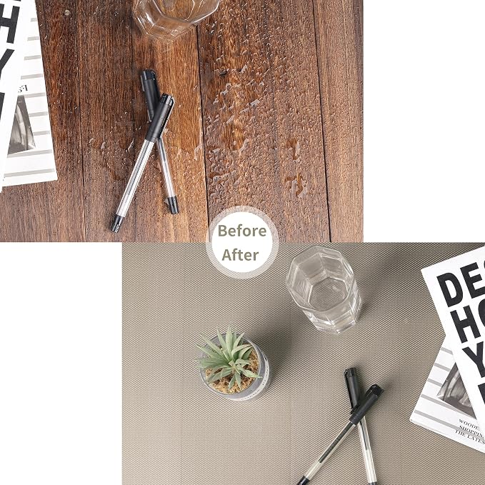 Kitchen Shelf Liner Drawer Liners, Non-Adhesive Refrigerator Liners Waterproof - Image 6