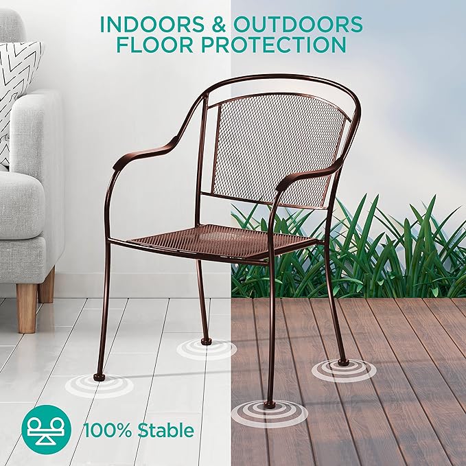 Wrought Iron Patio Furniture Feet Caps - Image 4