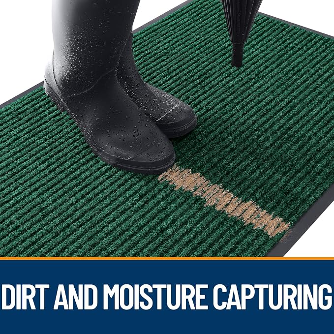OLANLY Front Door Mat Indoor Outdoor Entrance, Waterproof Heavy Duty Doormat - Image 5