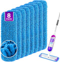 Reusable Mop Pads for Swiffer PowerMop, 8 Pack Microfiber Mop Pad Refill by Unimade