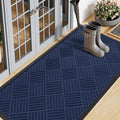 Smiry Front Door Mat Outside Entrance, Heavy Duty Outdoor Indoor Natural Rubber by Smiry