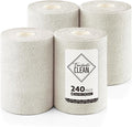 Fantasticlean Microfiber Cleaning Cloth Roll 4 Rolls 240 Pack, Tear Away by Fantasticlean
