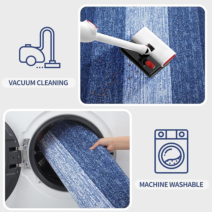 Kitinjoy Indoor Outdoor Door Mat, 30x17 Non-Slip Absorbent Dirt Trapper - Image 5