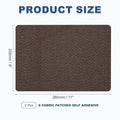 PATIKIL 8x11 Inch Linen Repair Patches, Dark Brown - Image 2