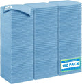 HOMEXCEL Blue Microfiber Cleaning Cloth 150 Pack, 12.5 x 12.5 inch Microfiber by HOMEXCEL