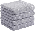 Homaxy 100% Cotton Terry Kitchen Towels, Checkered Designed, Soft and Super by Homaxy
