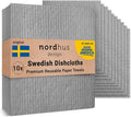 Nordhus Design Swedish Dishcloths, Washable Cellulose Cotton Kitchen Cloths by nordhusdesign
