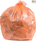 Plasticplace 40-45 Gallon Trash Bags │ 1.5 Mil │ Orange Heavy Duty Garbage Can by Plasticplace