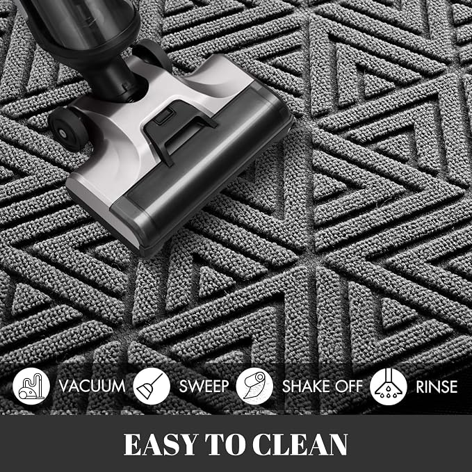 Yimobra Outdoor Mats for Front Door 29.5x17, All-Weather Waterproof Non-Slip - Image 8