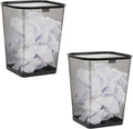 Mind Reader Mesh Trash Can, Waste Paper Basket, Metal Mesh by MindReader