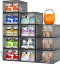 12 Pack Clear Shoe Storage Organizer by 7+code