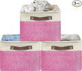 SIMPLE HOUSEWARE Large Fabric Storage Bin, 3 Pack by SimpleHouseware