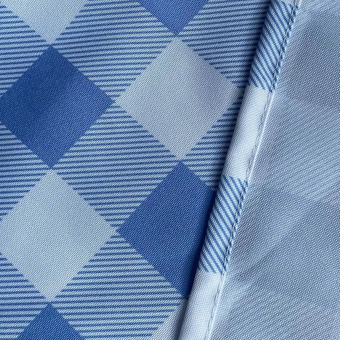 Waterproof Checkered Tablecloth Fabric - Image 8