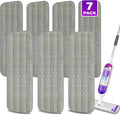 7 Count Reusable Mop Pads for Swiffer PowerMop -MEXERRIS Microfiber Wet Mops by MEXERRIS