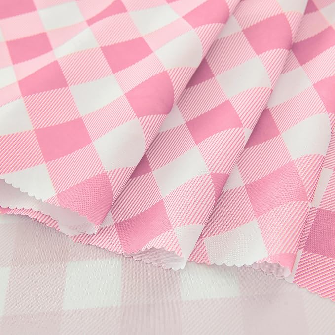 Waterproof Plaid Tablecloth Fabric - Image 2