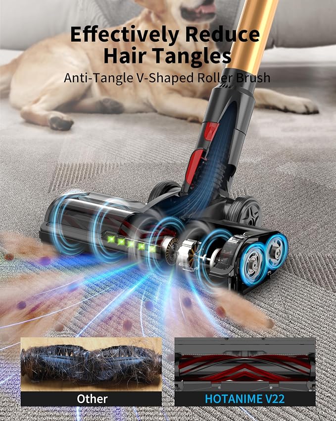 Cordless Vacuum Cleaner, 580W 50Kpa 65Mins, Vacuum Cleaners - Image 4