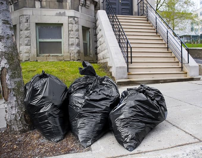 30-33 Gallon Trash Bags Heavy Duty, Large Black Trash Bags 30 Gallon - Image 7