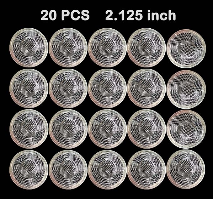 20Pcs Small Drain Mesh Basket, 2.125'' Bathroom Sink Drain Strainer Screen Mesh - Image 6