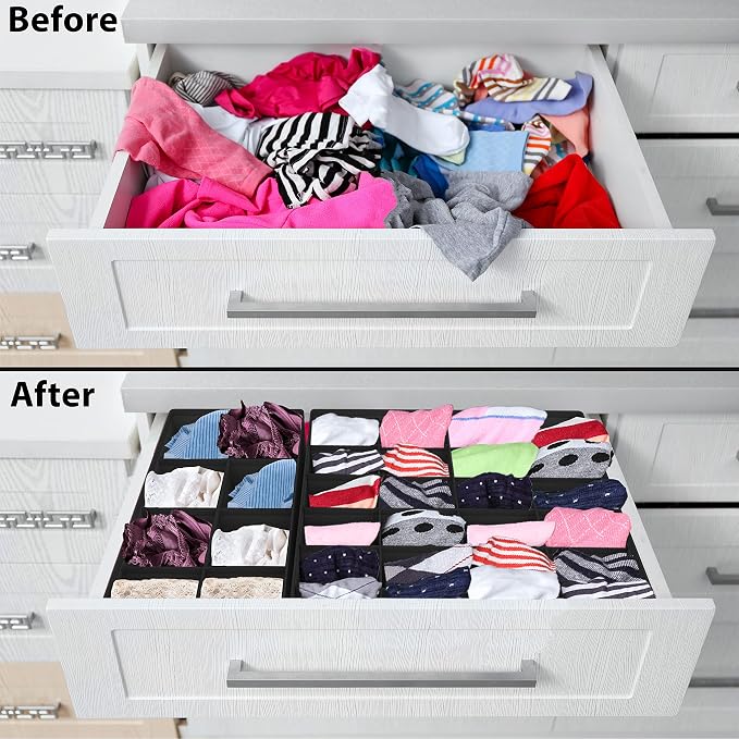 Simple Houseware 4-Pack Drawer Organizer Set - Image 3