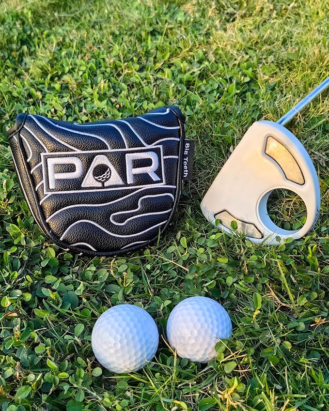 Big Teeth Golf Club Covers Full Set Driver Headcover Fairway Wood Hybrid Golf - Image 3
