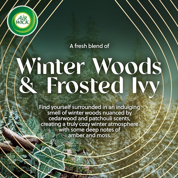 Air Wick Plug In Advanced Scented Oil, Winter Woods + Frosted Ivy, Air - Image 2