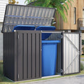 AECOJOY Outdoor Trash Can Storage Shed, 46 Cu.Ft Outside Garbage Can Storage by AECOJOY