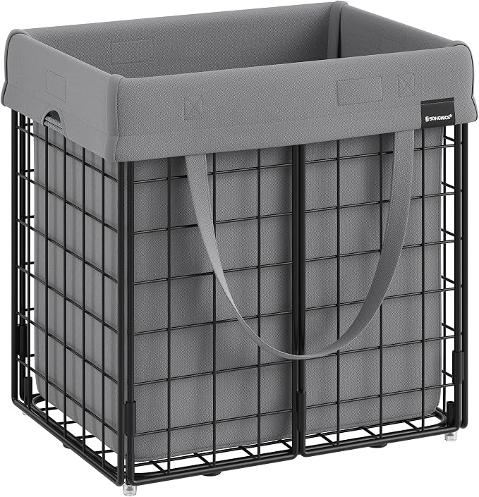 SONGMICS Laundry Hamper, 11 Gal. Laundry Basket, Collapsible Clothes Hamper by SONGMICSbySONGMICSHOME