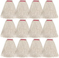 Matthew Cleaning 20oz 12Pack Cotton Mop Head Replacement, Looped-Open String by MATTHEWCLEANINGPRODUCTS