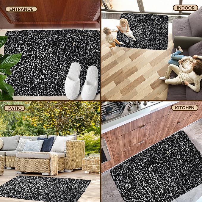 Premium Microfiber Indoor Door Mat – 24"x36" Washable Entry Mat, Waterproof - Image 5