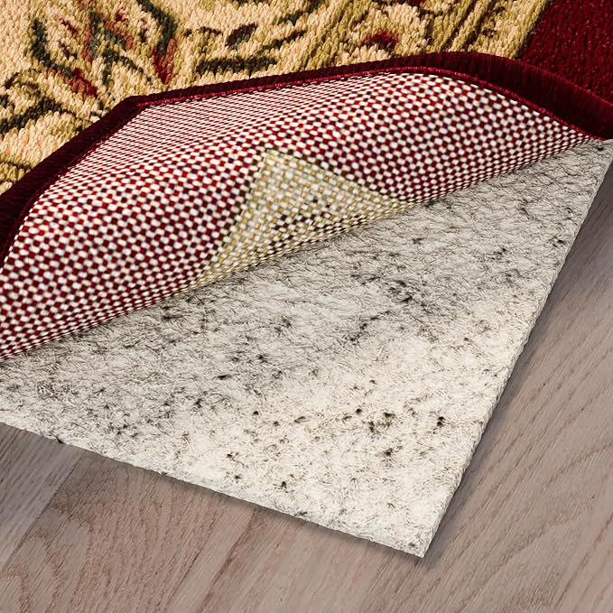 Ottomanson 2'7" x 7' Non-Slip Rug Pad Gripper 1/12 Inch Ultra Thin Dual Surface by Ottomanson