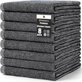 Homaxy Premium Kitchen Towels, Large Cotton Kitchen Hand Towels, Flat and Terry by Homaxy