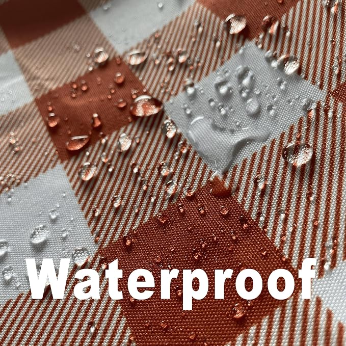 Waterproof Plaid Tablecloth Fabric - Image 3