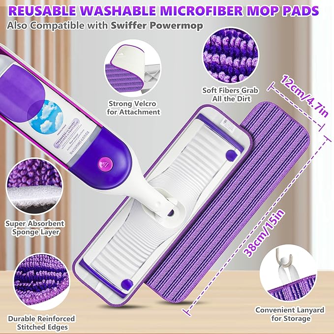 Microfiber Spray Mops for Floor Cleaning - Image 3
