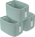 Cotton Rope storage Basket Bins Woven Basket by XUANGUO