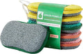 Multipurpose Sponges Kitchen, 6 Pack Reusable Non-Scratch Scrub Sponge by GREENPOMELO