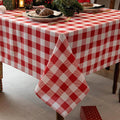 Waterproof Checkered Tablecloth Fabric by Essifunia
