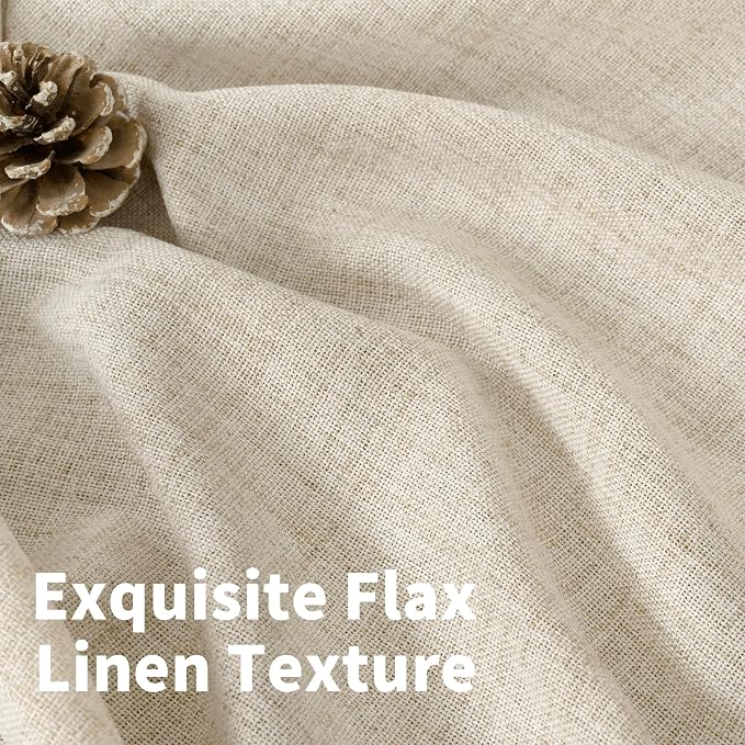 YoungsTex Linen Curtains 72 Inch Length - Image 4