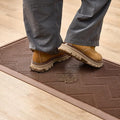 HAMARA Front Door Mat for Outside Entrance 35.5"x17" – Anti-Slip Dirt-Trapping by HAMARA