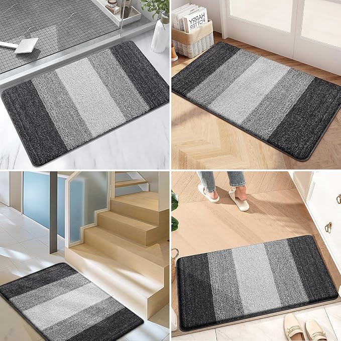 Kitinjoy Indoor Outdoor Door Mat, 71x24 Non-Slip Absorbent Dirt Trapper - Image 6