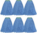 Matthew Cleaning 24oz 6Pack Cotton Floor Mop, Cotton Looped-Open String Heavy by MATTHEWCLEANINGPRODUCTS