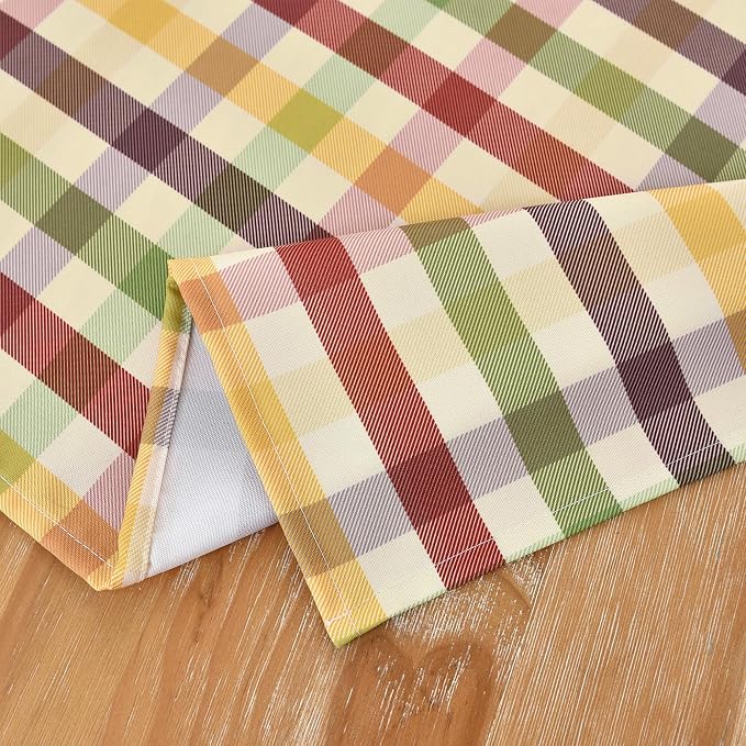 Classic Gingham Buffalo Tablecloth Fabric - Image 8